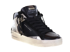  SK8 MID<br>Cuir Noir Or