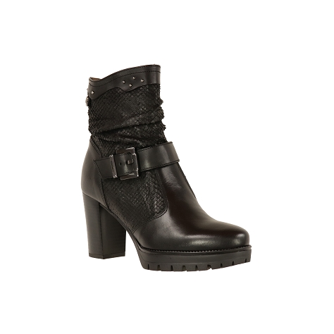 Quoi d Autre Chaussures Nero giardini bottines boots noir promo