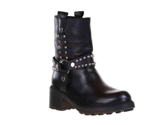 Coco abricot mache noir Cuir