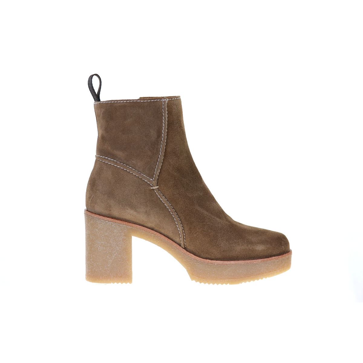 Quoi d Autre Chaussures Rosemetal bottines boots fresville taupe